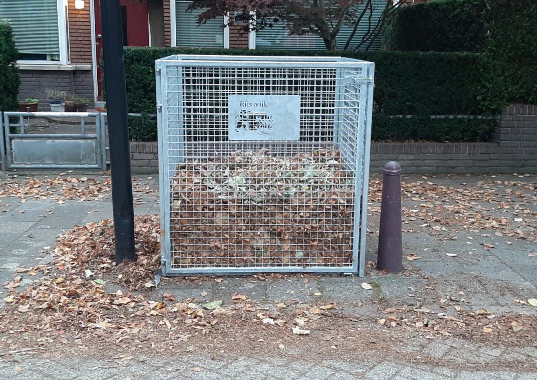 Een bladkorf van de gemeente Rijswijk.