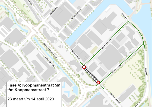 Werkzaamheden Koopmansstraat Fase4
