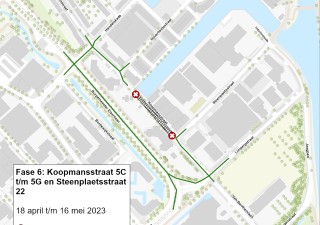 Werkzaamheden Koopmansstraat Fase 6