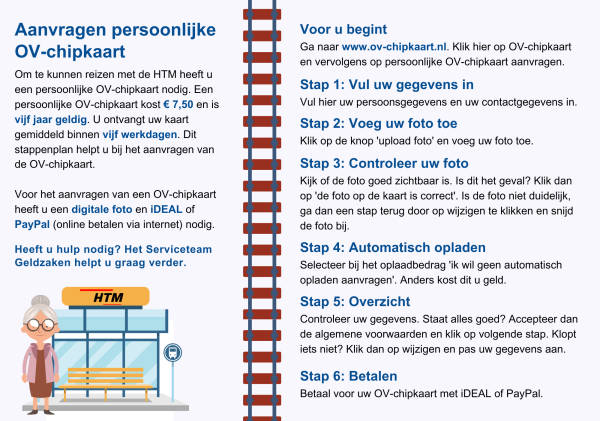 Stappenplan OV-chipkaart aanvragen