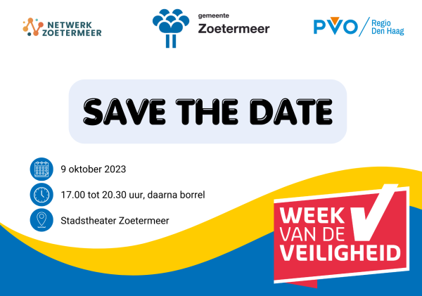 Save the date Week van de veiligheid