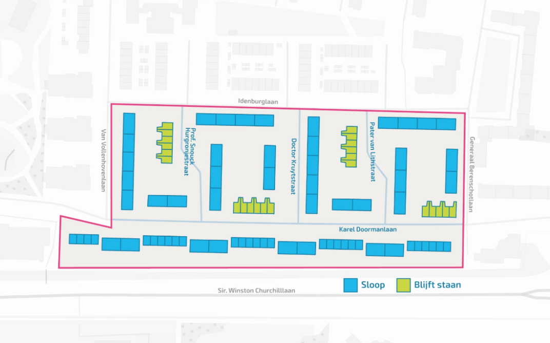 Plattegrond Te Werve Oost