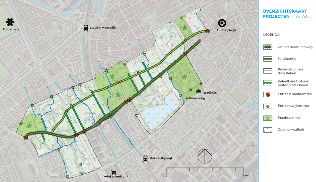 Overzichtsplattegrond Landgoederenzone