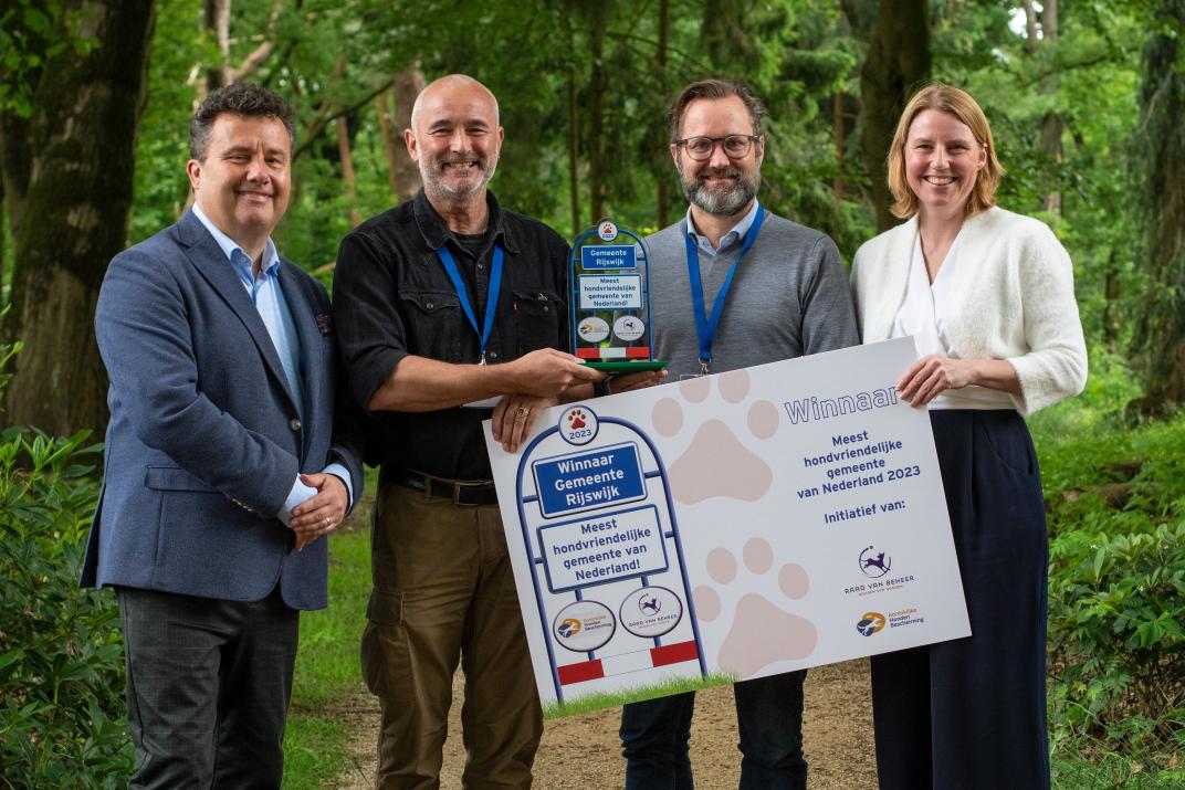 Winnaar verkiezing meest hondvriendelike gemeente 2023 - Raad van Beheer - Hondenbescherming