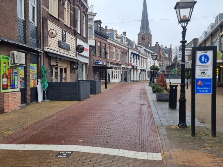 Locatie waarschuwingsborden Oud Rijswijk